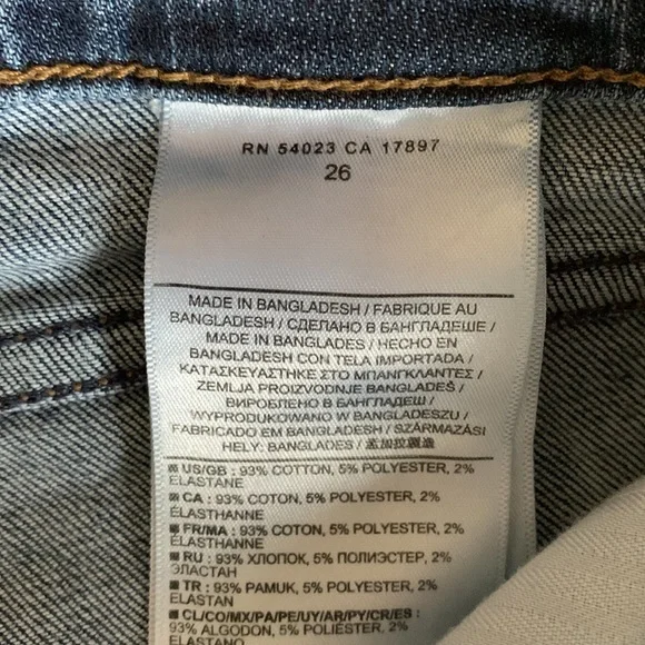 Banana Republic skinny ankle jeans. Very good gently loved condition. - Picture 7 of 7